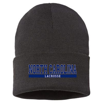 North Carolina Lacrosse Sustainable Knit Beanie