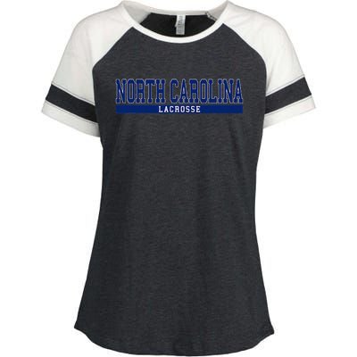 North Carolina Lacrosse Enza Ladies Jersey Colorblock Tee