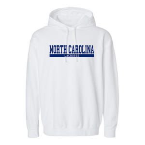 North Carolina Lacrosse Garment-Dyed Fleece Hoodie