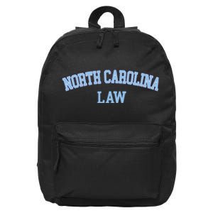 North Carolina Law Attorney Bar Graduate Lawyer College 16 in Basic Backpack