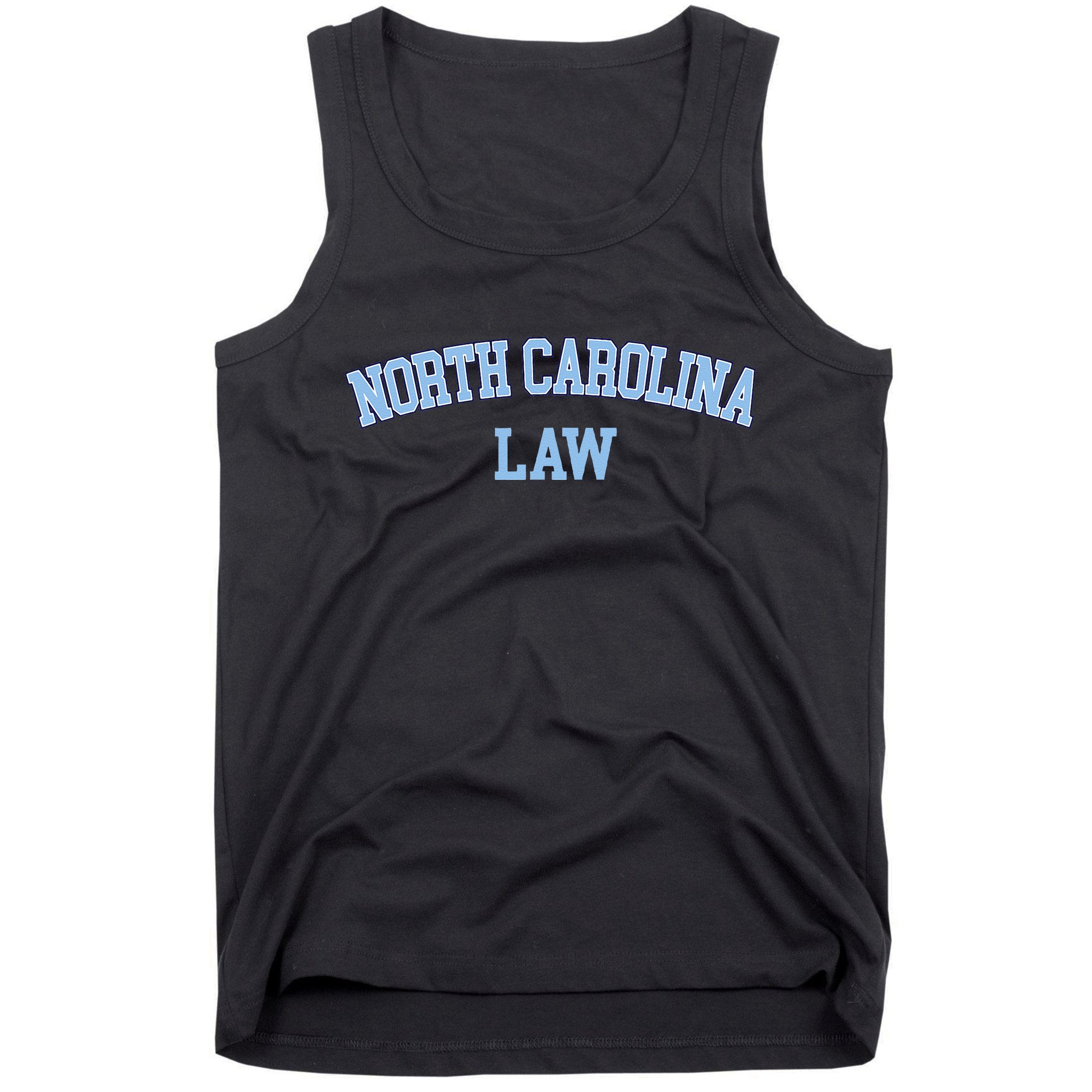 North Carolina Law Attorney Bar Graduate Lawyer College Tank Top