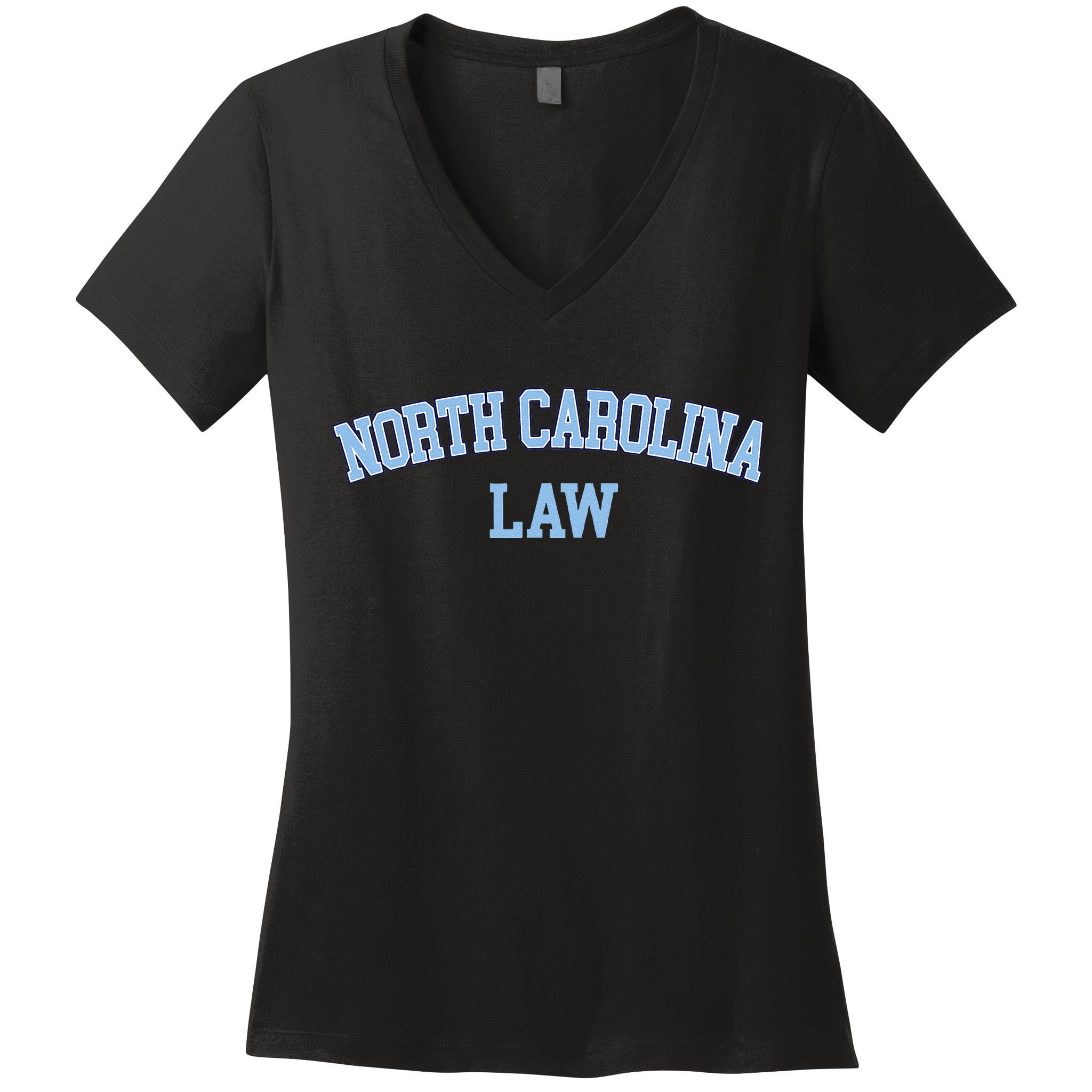 North Carolina Law Attorney Bar Graduate Lawyer College Women's V-Neck T-Shirt