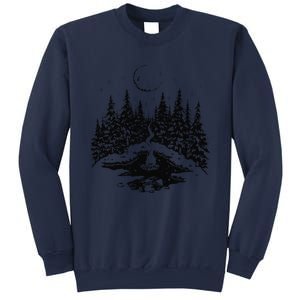 No City Lights Just Camp Fire Nights Lake Life Sweatshirt