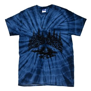 No City Lights Just Camp Fire Nights Lake Life Tie-Dye T-Shirt