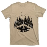 No City Lights Just Camp Fire Nights Lake Life T-Shirt