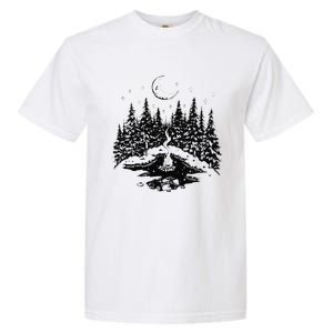 No City Lights Just Camp Fire Nights Lake Life Garment-Dyed Heavyweight T-Shirt