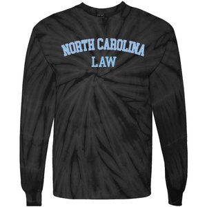 North Carolina Law Attorney Bar Graduate Lawyer Tie-Dye Long Sleeve Shirt