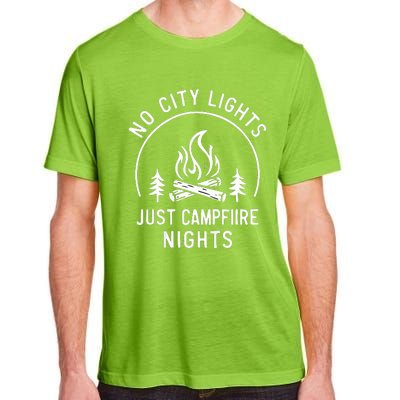 No City Lights Just Campfire Nights Adult ChromaSoft Performance T-Shirt