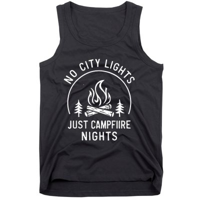 No City Lights Just Campfire Nights Tank Top