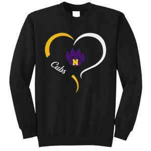 Nevada Cubs Logo Half Heart Slogan Hs Sweatshirt