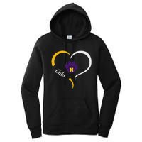 Nevada Cubs Logo Half Heart Slogan Hs Women's Pullover Hoodie