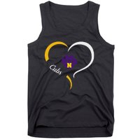 Nevada Cubs Logo Half Heart Slogan Hs Tank Top