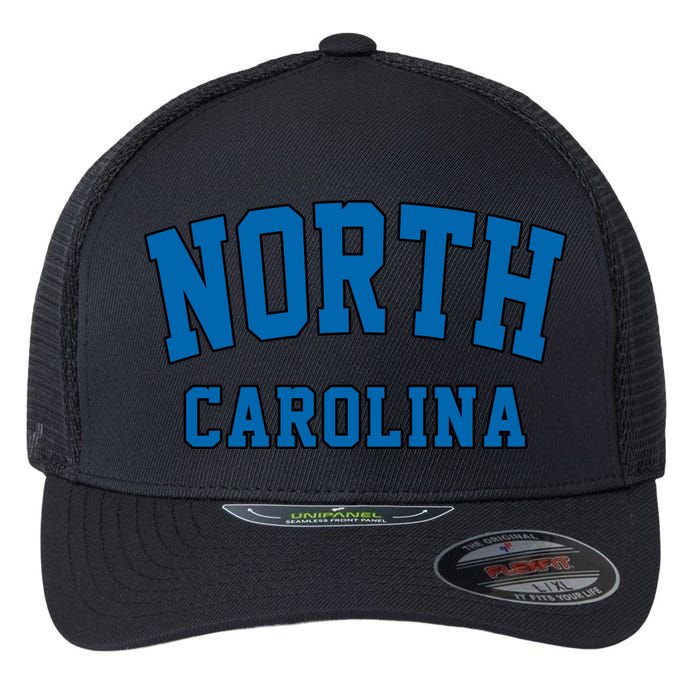 North Carolina Logo Flexfit Unipanel Trucker Cap