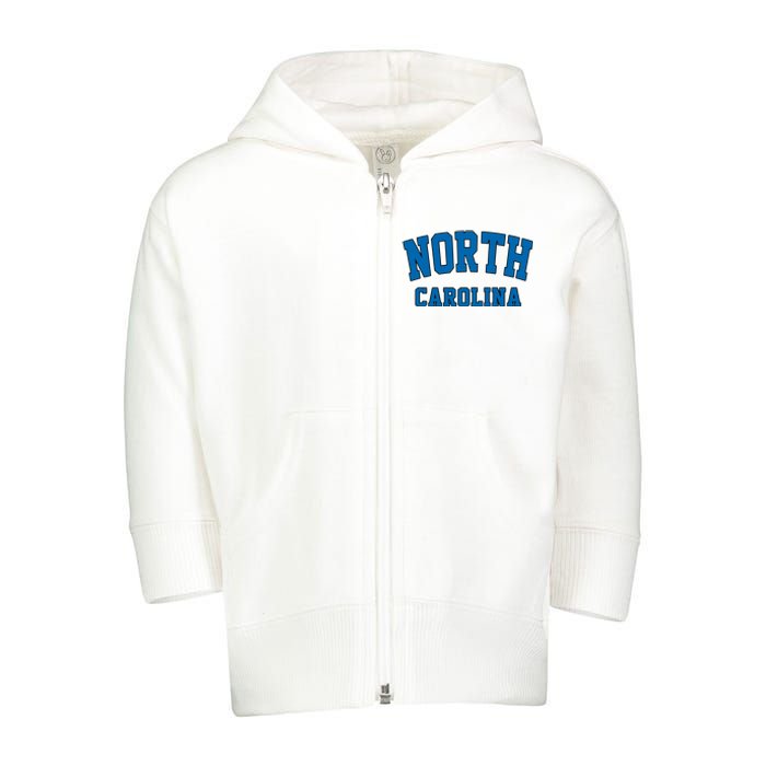 North Carolina Logo Toddler Zip Fleece Hoodie