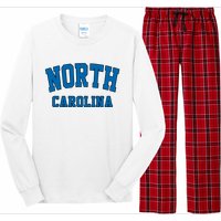 North Carolina Logo Long Sleeve Pajama Set