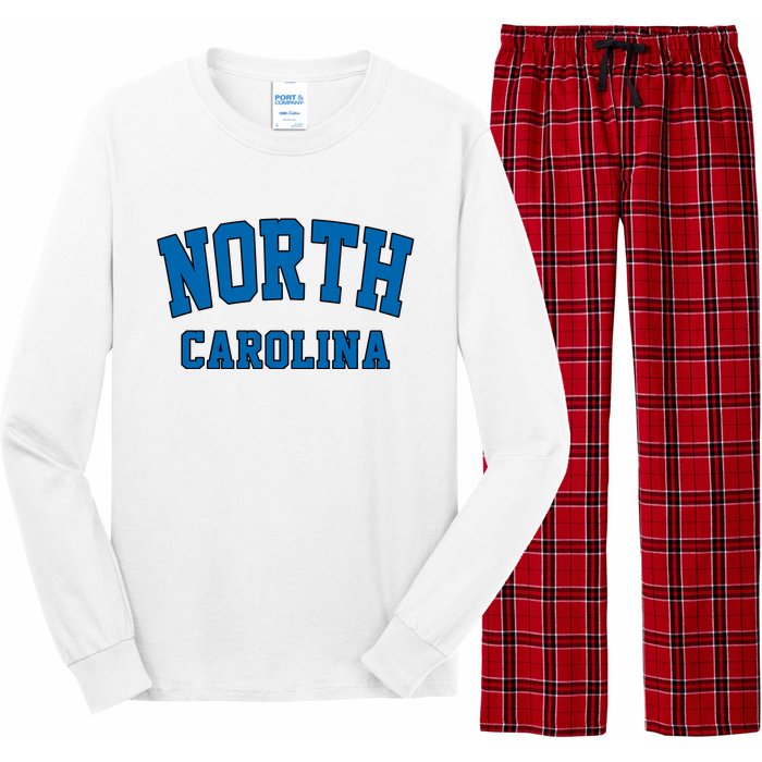 North Carolina Logo Long Sleeve Pajama Set