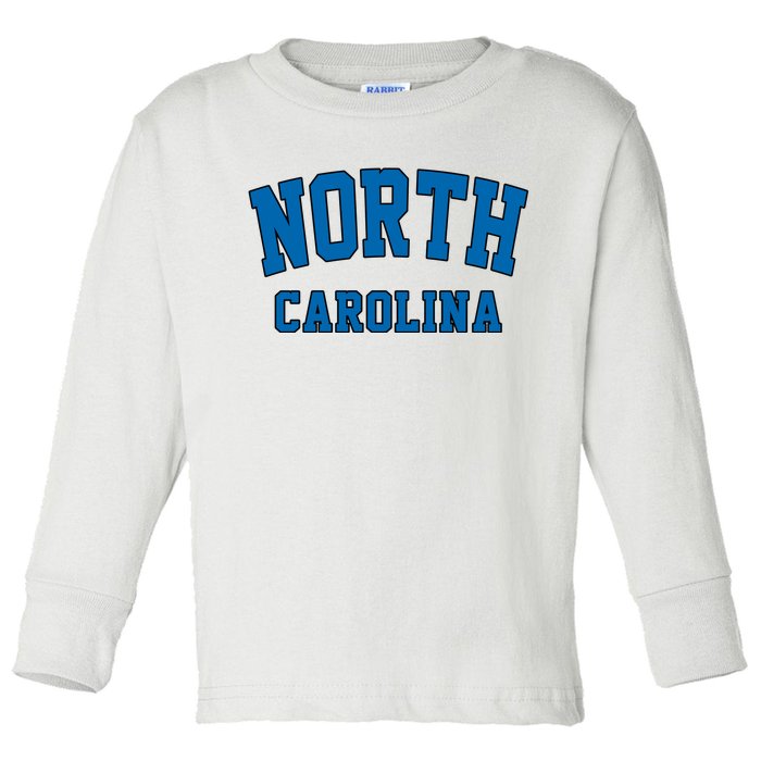 North Carolina Logo Toddler Long Sleeve Shirt