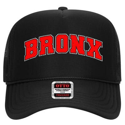 Newyork City Lover Bronx New York High Crown Mesh Back Trucker Hat