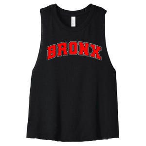 Newyork City Lover Bronx New York Women's Racerback Cropped Tank