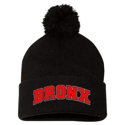 Newyork City Lover Bronx New York Pom Pom 12in Knit Beanie