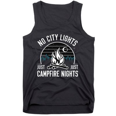 No City Lights Just Campfire Nights Tank Top