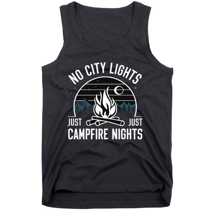 No City Lights Just Campfire Nights Tank Top