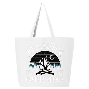 No City Lights Just Campfire Nights 25L Jumbo Tote