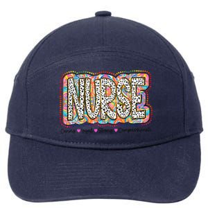 Nurse Caring Loyal Strong Compassionate 7-Panel Snapback Hat