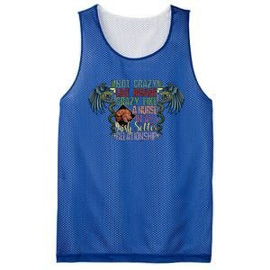 Not Crazy Like Insane Crazy Like A Nurse Irish Setter Lover Gift Mesh Reversible Basketball Jersey Tank