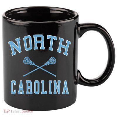 North Carolina Lacrosse 11oz C Handle Ceramic Mug