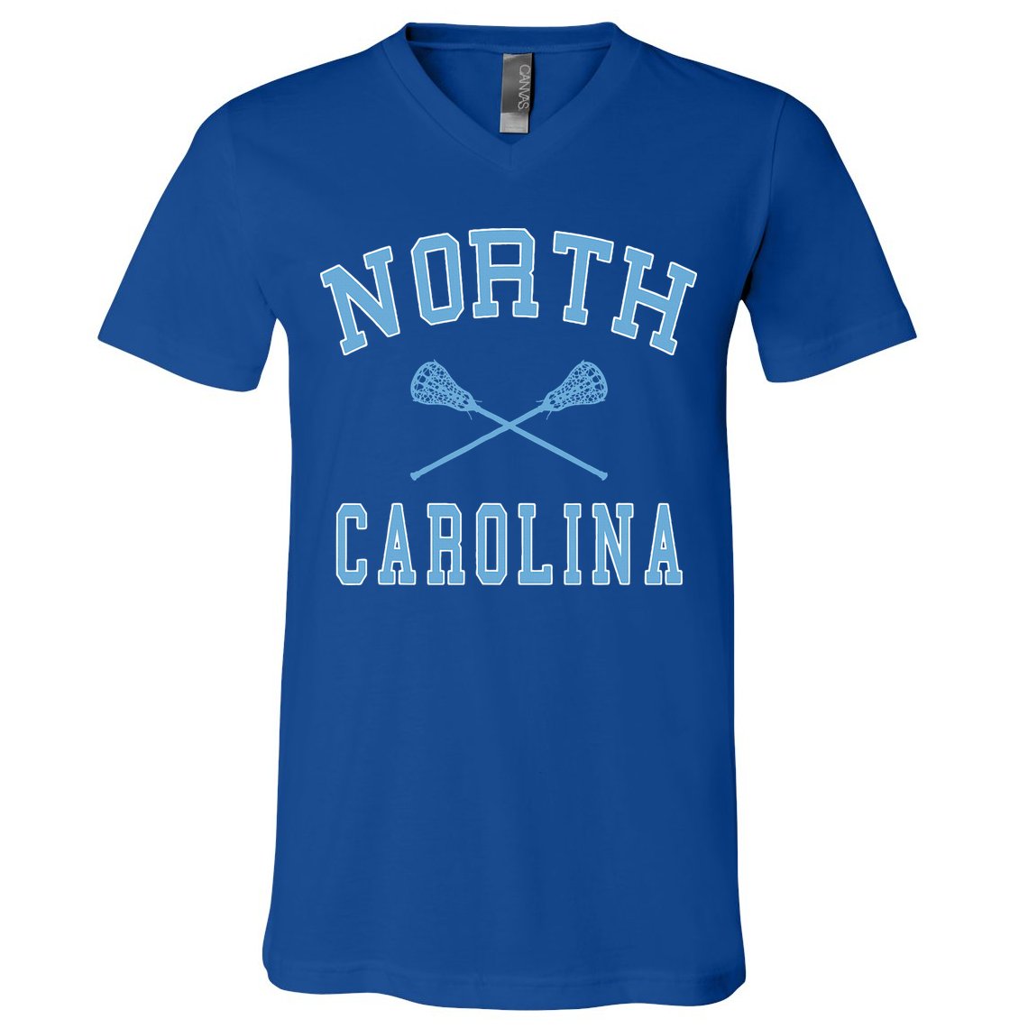 North Carolina Lacrosse V-Neck T-Shirt