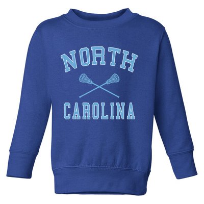 North Carolina Lacrosse Toddler Sweatshirt
