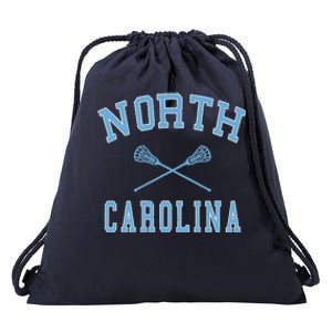 North Carolina Lacrosse Drawstring Bag