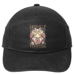 Nashville Country Music City Trip Retro Nash Bash Bach 7-Panel Snapback Hat