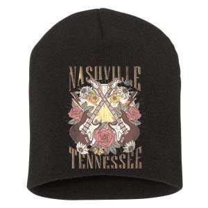 Nashville Country Music City Trip Retro Nash Bash Bach Short Acrylic Beanie