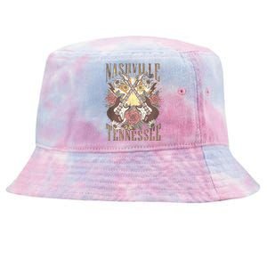 Nashville Country Music City Trip Retro Nash Bash Bach Tie-Dyed Bucket Hat