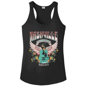 Nashville Country Music City Trip Retro Nash Bash Bach Ladies PosiCharge Competitor Racerback Tank