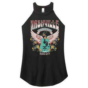 Nashville Country Music City Trip Retro Nash Bash Bach Women's Perfect Tri Rocker Tank