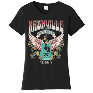 Nashville Country Music City Trip Retro Nash Bash Bach Women's T-Shirt