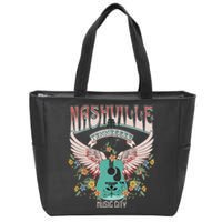 Nashville Country Music City Trip Retro Nash Bash Bach Zip Tote Bag