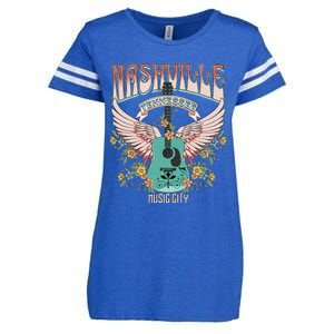 Nashville Country Music City Trip Retro Nash Bash Bach Enza Ladies Jersey Football T-Shirt