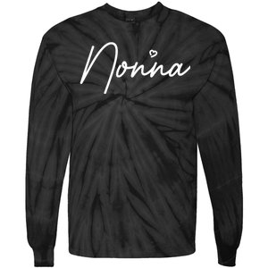 Nonna Cute MotherS Day Gift In Italian Grandma Tie-Dye Long Sleeve Shirt