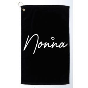 Nonna Cute MotherS Day Gift In Italian Grandma Platinum Collection Golf Towel