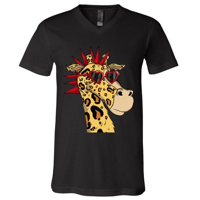 NFT Creator Merch Maui Nancy OG Giraffe Tokenomics V-Neck T-Shirt