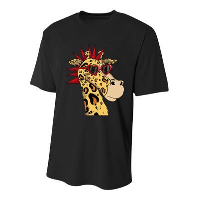 NFT Creator Merch Maui Nancy OG Giraffe Tokenomics Youth Performance Sprint T-Shirt