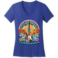 Nashville Country Music City Girl Trip Retro Nash Bash Bach Women's V-Neck T-Shirt