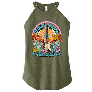 Nashville Country Music City Girl Trip Retro Nash Bash Bach Women's Perfect Tri Rocker Tank