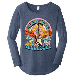 Nashville Country Music City Girl Trip Retro Nash Bash Bach Women's Perfect Tri Tunic Long Sleeve Shirt