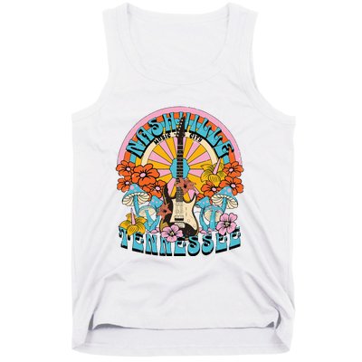 Nashville Country Music City Trip Retro Nash Bash Bach Tank Top