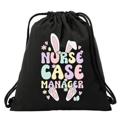 Nurse Case Manager Easter Bunny Case Management Easter Day Drawstring Bag